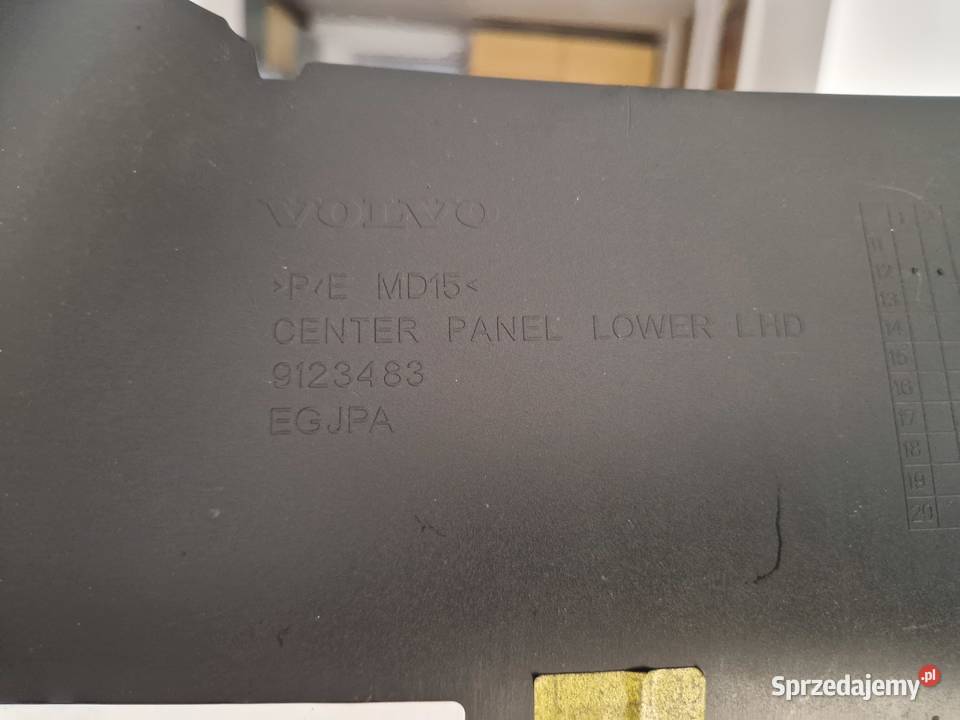 Osłona deski konsoli Europa Volvo V40 9123483 Łuków