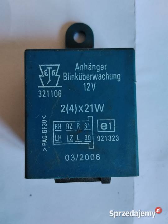 Moduł Przekaźnik Haka przyczepy Jaeger 321106