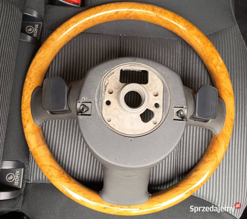 NOWA kierownica drewno multi łopatki Airbag Audi osobowe Kierownice Lubaczów