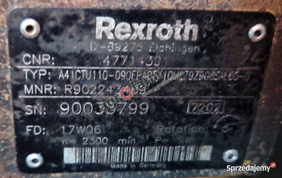 Skrzynia biegów Holland T6175 47556460 Skrzynia biegów