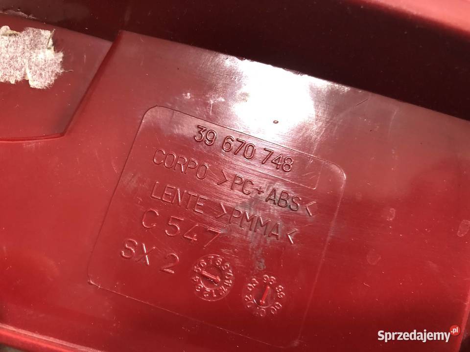 Fiat Seicento 187 19982004 Lampa tylna lewa osobowe Skarżysko-Kamienna