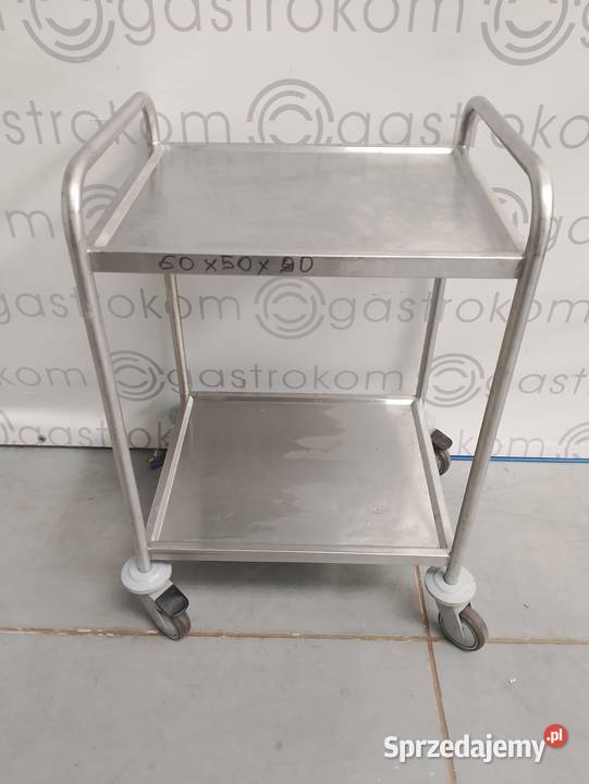 WÓZEK KELNERSKI 2 PÓŁKI 60X50X90