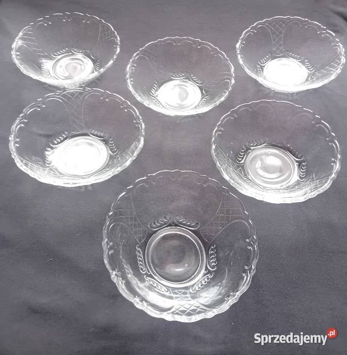 Komplet 6 miseczek salaterek Ankerglas model Koźminek
