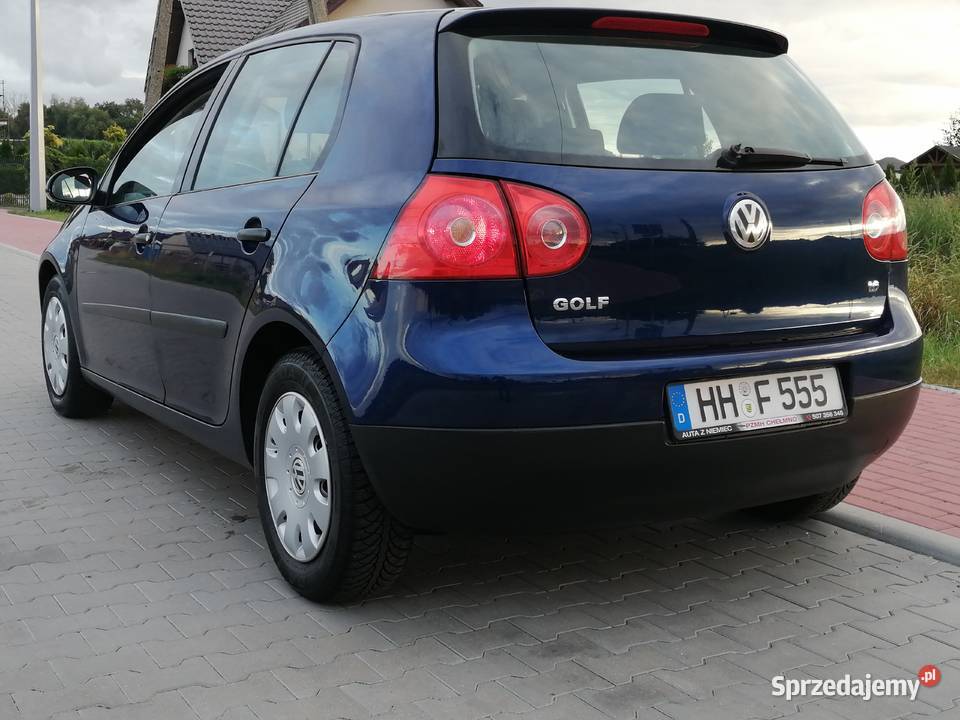 VW Golf 5 z Niemiec 16 MPI Opłacony nowe opony Golf kujawsko-pomorskie Chełmno
