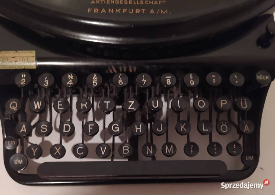 Maszyna do pisania Adler Gdańsk