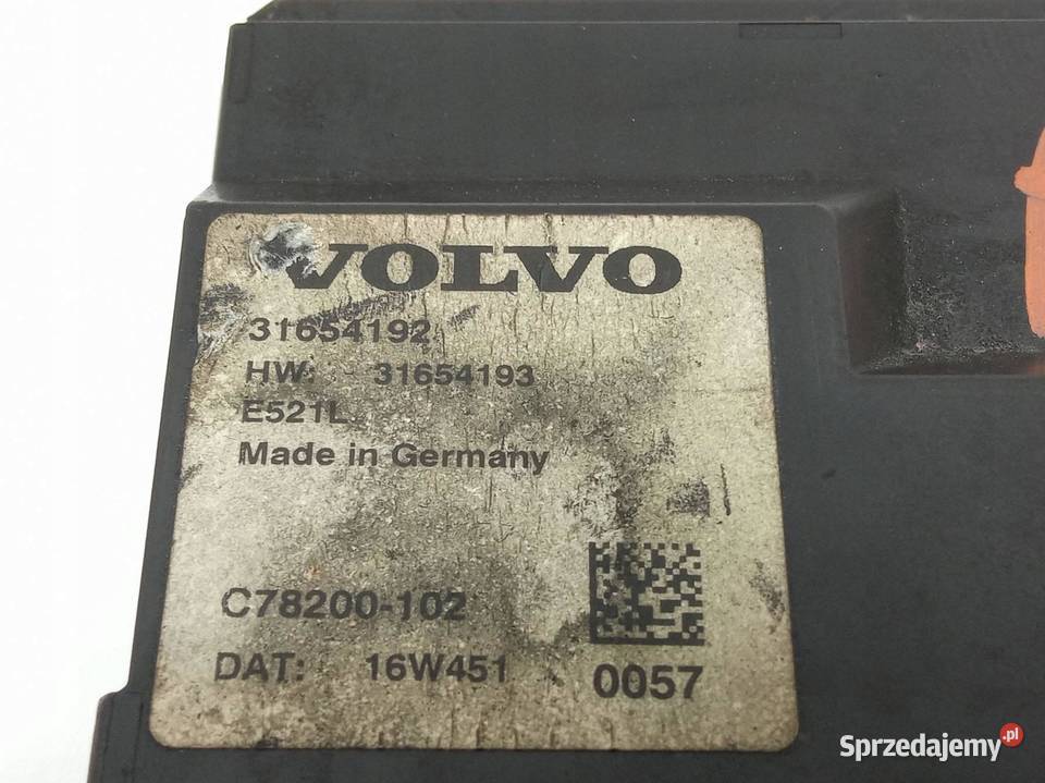 MODUŁ KLAPY 31654192 Volvo S90 II 2016