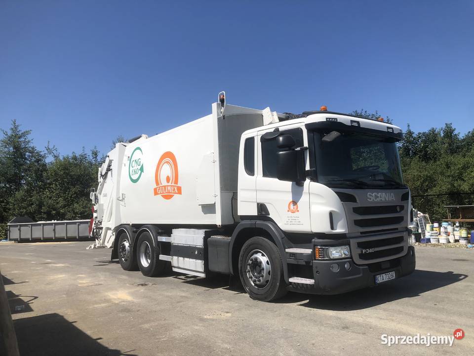 Scania P340 Śmieciarka CNG Tuchów