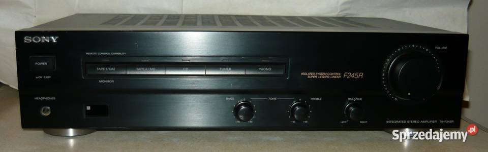 Sony Tranzystory wzmacniacz F245R Japan Vinyl wielkopolskie Krotoszyn