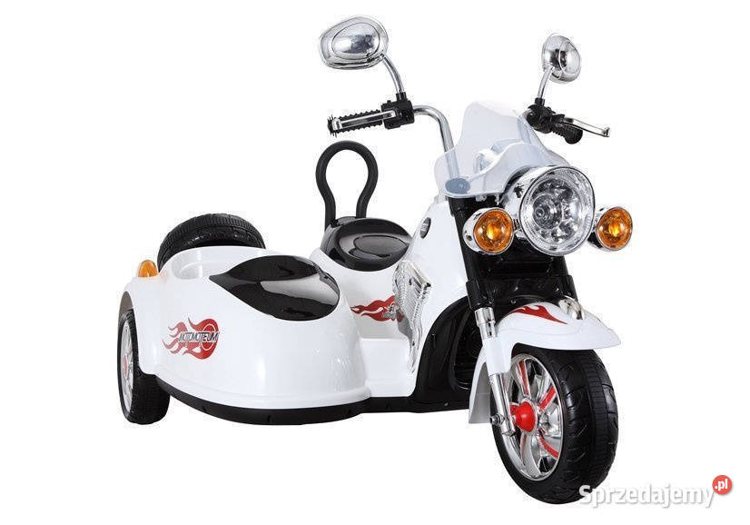 Autko motorek MOTOR Z KOSZEM na akumulator Myszków