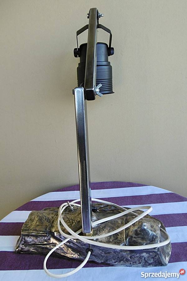 Lampa metalowa oryginalna na biurko E 27 inny kolor wielkopolskie Ostrów Wielkopolski sprzedam