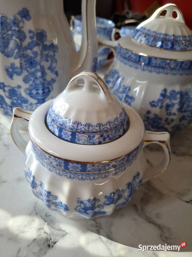 Piękny serwis cieniutka porcelana na 10 Osób Warszawa