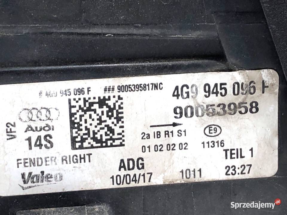 LAMPA PRAWY TYŁ AUDI A6 C7 4G9945096F Kombi 1118 Motoryzacja