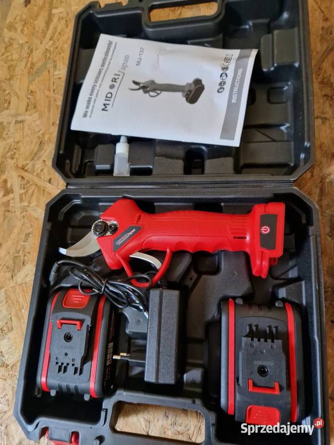 Sekator akumulatorowy Midori Japan MJ137 21 v Elektryczne sprzedam