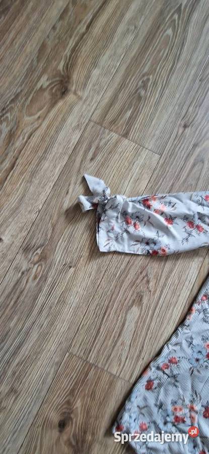 Bluzka koszulowa r 44 XXL Peacoks szara paski Kraków