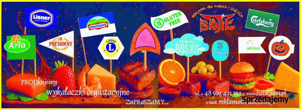 wykałaczki pikery flagietki degustacyjne Warszawa