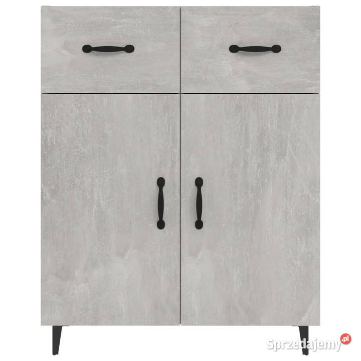 Szafka szarość betonu 695x34x90 materiał