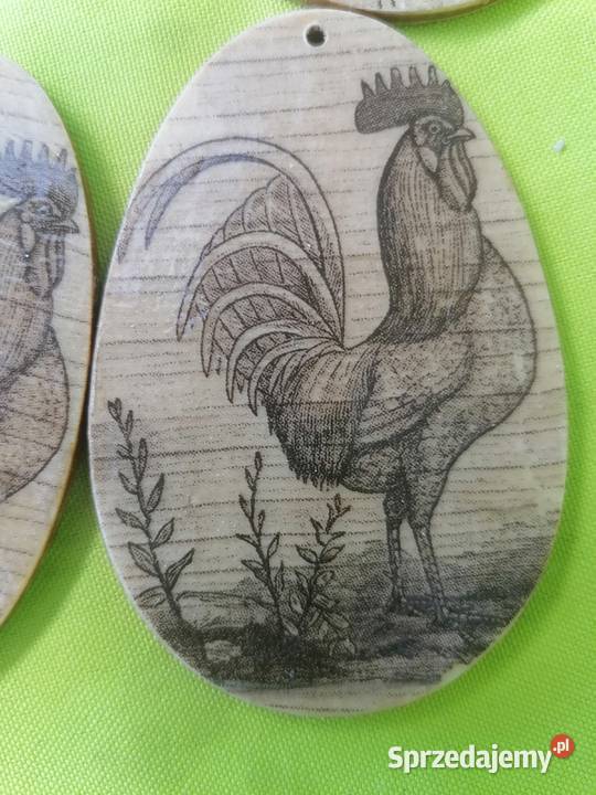 jako zawieszka medalion drewno ozdoba wielokolorowy Sierpc