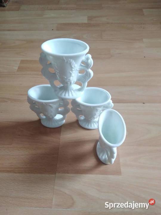 Szkło lattimo Ząbkowice Porcelana i szkło Wałbrzych