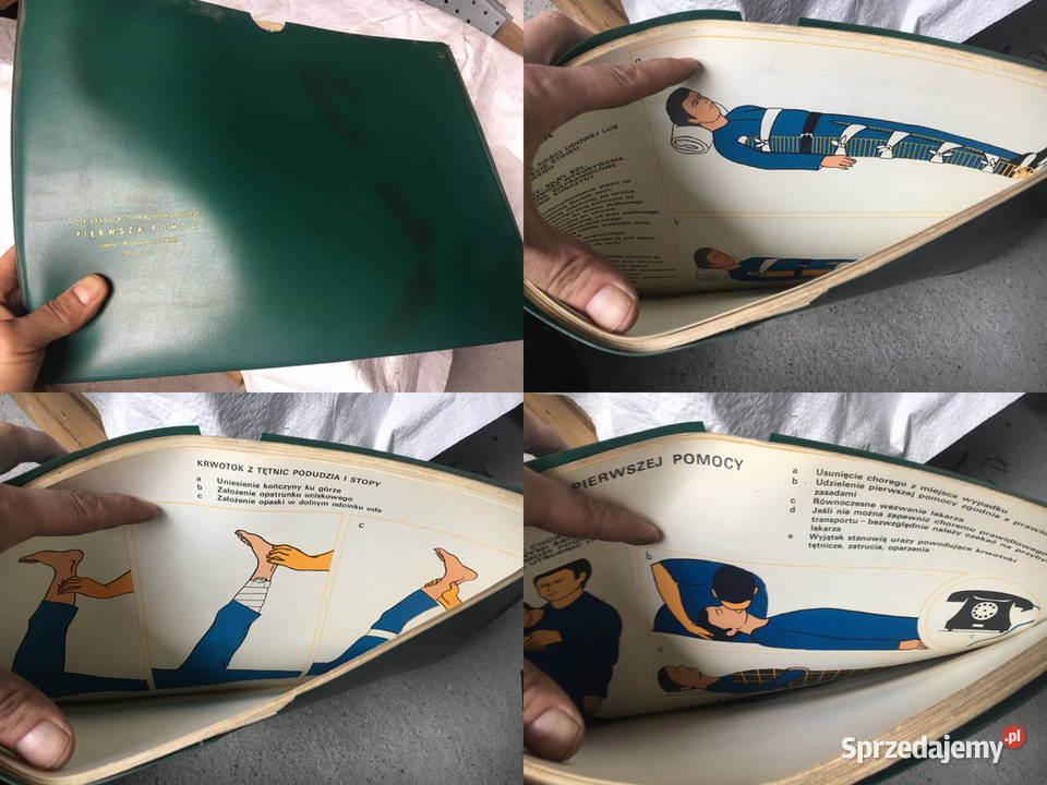 Pierwsza pomoc Tablice poglądowe Wydawnictwo Łęczyca sprzedam
