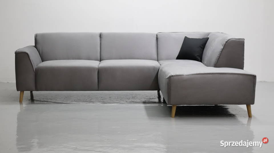 TLY NOWOCZESNY NAROŻNIK kanapa sofa popielata Poznań