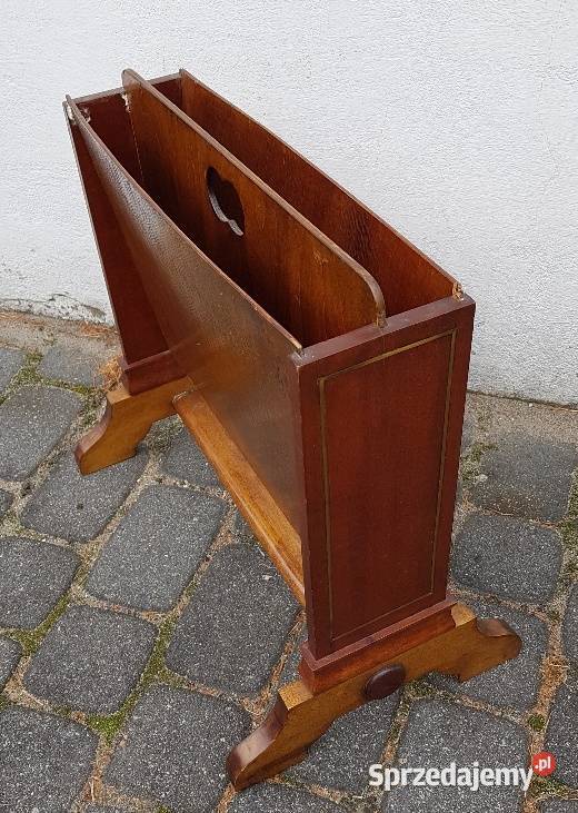 Zabytkowy mahoniowy gazetnik Bydgoszcz sprzedam