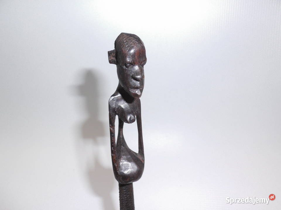 Afrykańska figura drewniana rzeźba Porcelana i szkło Antyki, Sztuka, Kolekcje