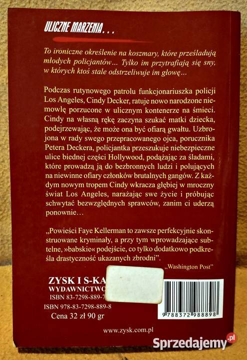 Książka Uliczne marzenia F Kellerman mazowieckie Warszawa