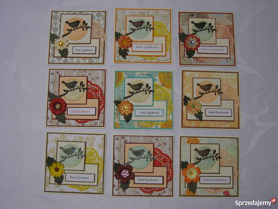 Jesienne klimaty Kartki ręcznie robione Pozostałe Zbójno