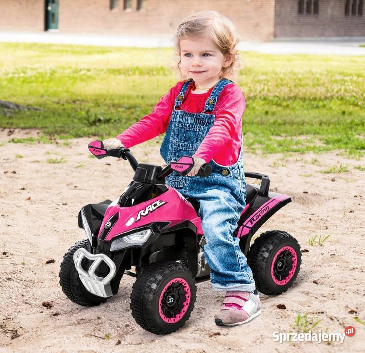 Jeździk Dzieci Quad z Muzyką i Światłem Różowy Gorzów Wielkopolski