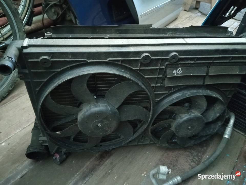 KOMPLET CHŁODNIC WENTYLATORY VW PASSAT B6 20 TDI Kotomierz sprzedam