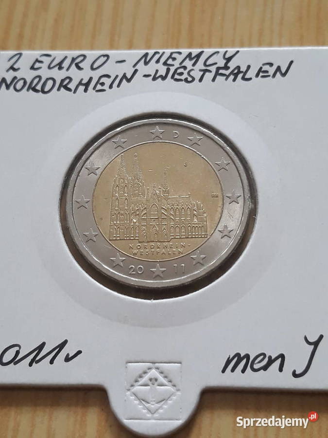 2 Euro Niemcy NordrheinWestwalen 2011 r men J Konin sprzedam