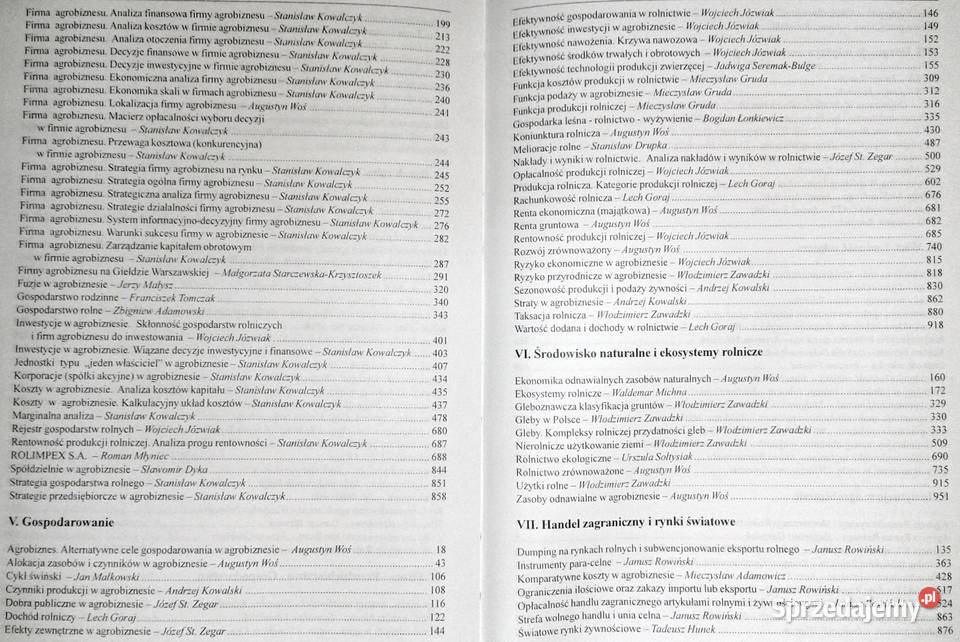 Encyklopedia Agrobiznesu Augustyn Woś