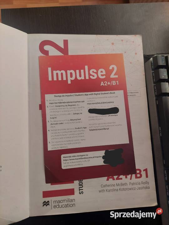 Impulse 2 Maxmillan education Podręcznik Kępno sprzedam