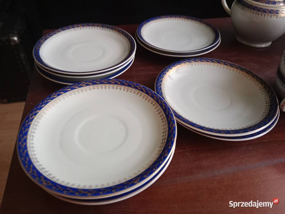 Piękny Serwis Kawowy Giesche 21 el Kobalt i sprzedam