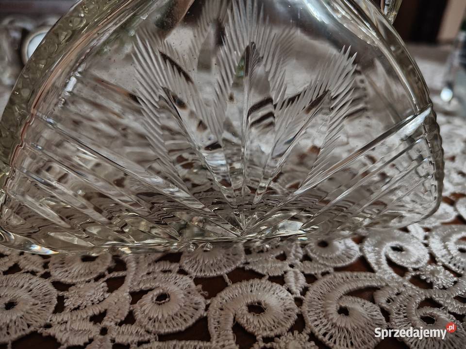 Karafka kryształowa Art deco Legnica