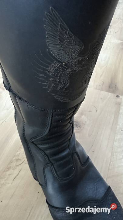 Buty skórzane motocyklowe Race Boots model ZW1 z