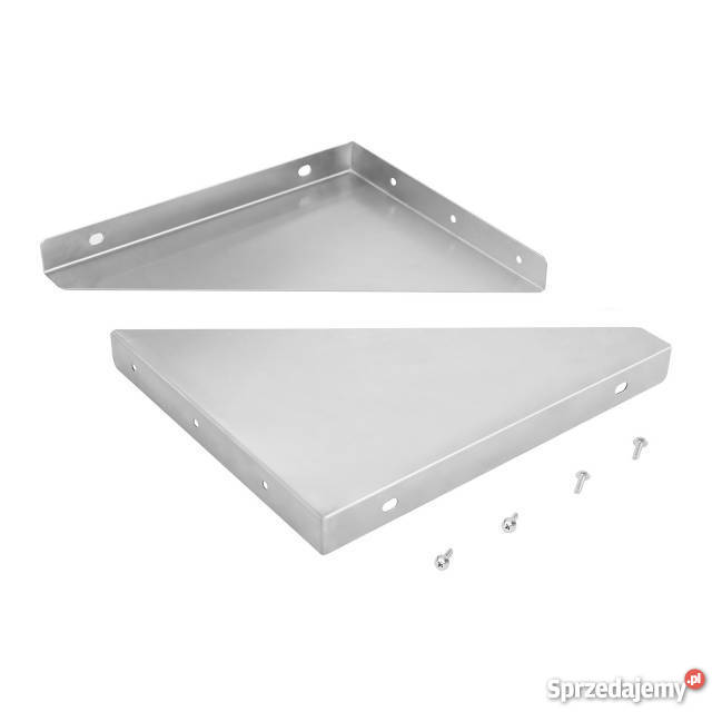 Półka 30x90 ze stali nierdzewnej wsporniki