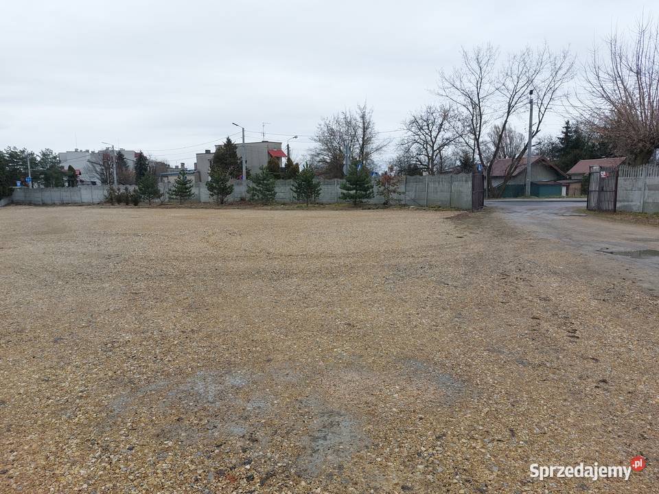 WYNAJEM GRUNTU UTWARDZONEGO 1500 m2 śląskie Czeladź