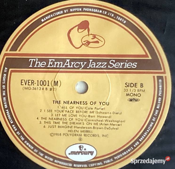 Helen Merrill The Nearness Of You zachodniopomorskie Szczecin sprzedam
