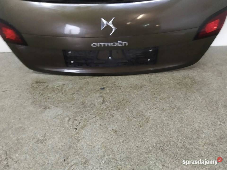 KLAPA TYŁ BAGAŻNIKA KDK SZYBA Citroen DS4 I 2010 osobowe świętokrzyskie