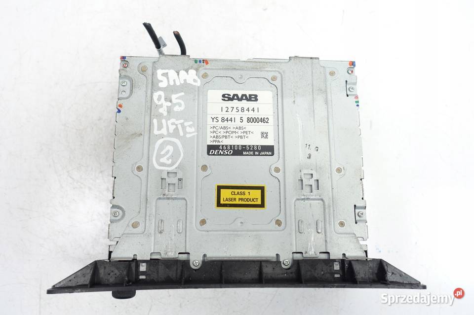 Saab 95 95 II Lift RADIO wyświetlacz Navi Sprzęt audio fabryczny Rudka sprzedam