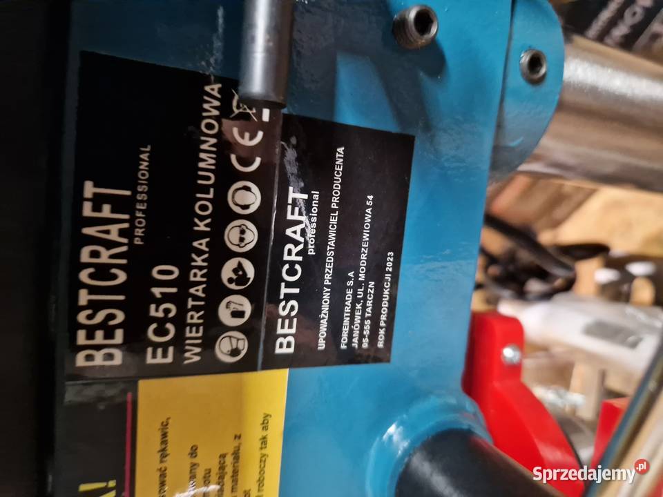 Wiertarka kolumnowa EC510 BESTCRAFT Głogowa sprzedam