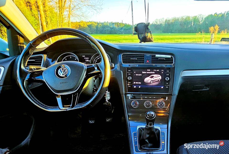 Volkswagen Golf VII 16 TDI 115 2018 Salon Polska 1600cm3 Golf Aleksandrów Łódzki