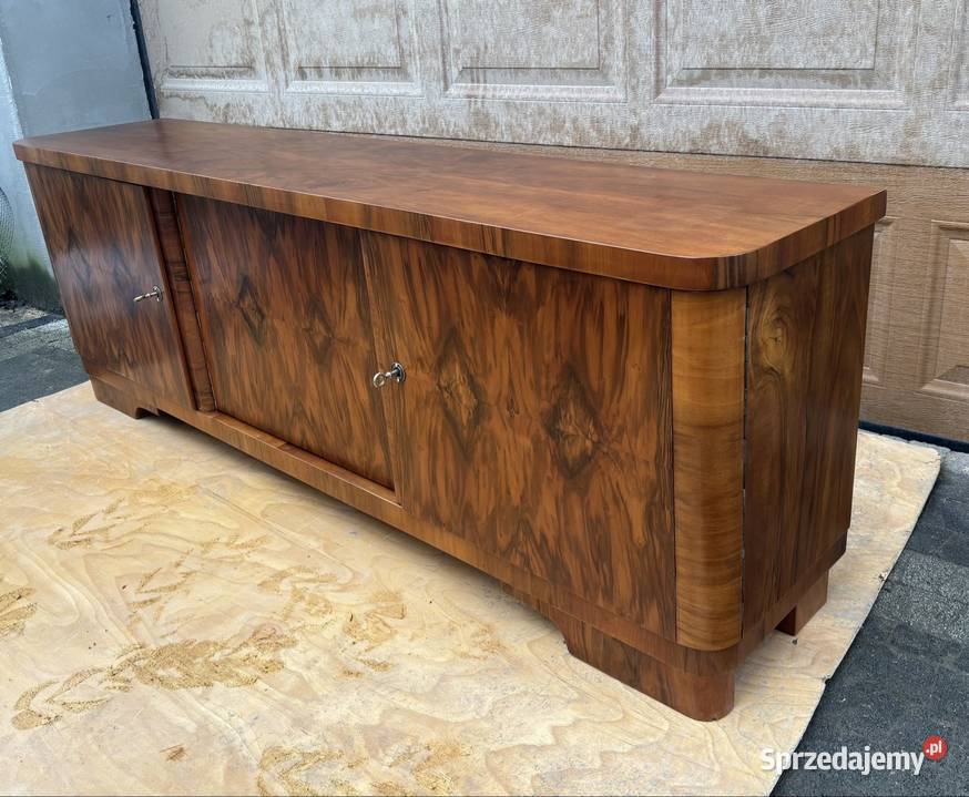 KomodaSzafka RTV Orzech 180 Art Deco Antyk Warszawa sprzedam