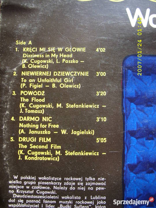 Rock LP K CUGOWSKI WOKOL CISZA Wołów