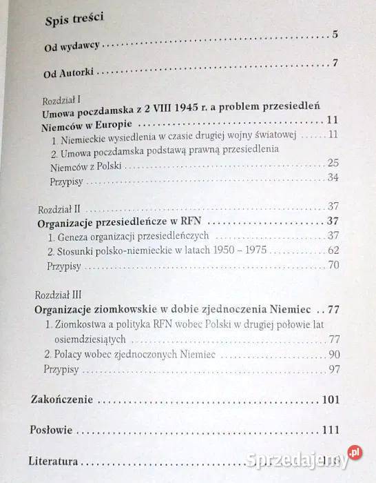 Doktryna polityczna związków przesiedleńczych Pozostałe Chełm sprzedam