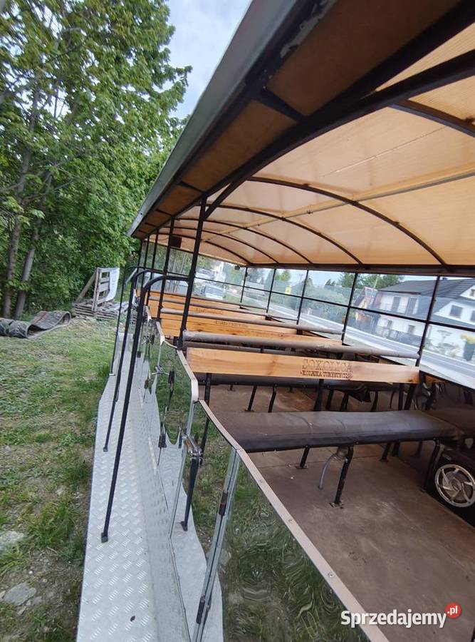 Przyczepa do przewozu osób tiny house rama 6m Zawoja