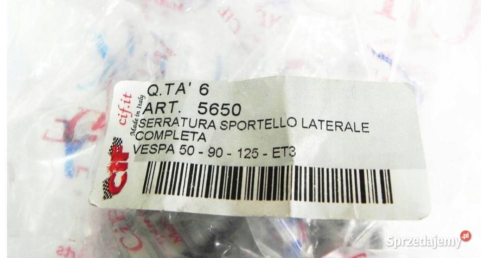 ZAMEK STACYJKA SCHOWKA PIAGGIO VESPA 50 90 125