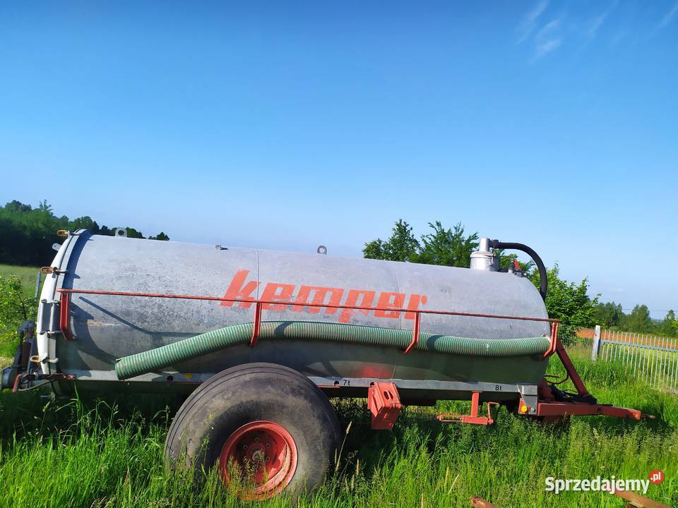 Beczka Wóz asenizacyjny Beczkowóz Kemper 7000l świętokrzyskie Ćmińsk sprzedam