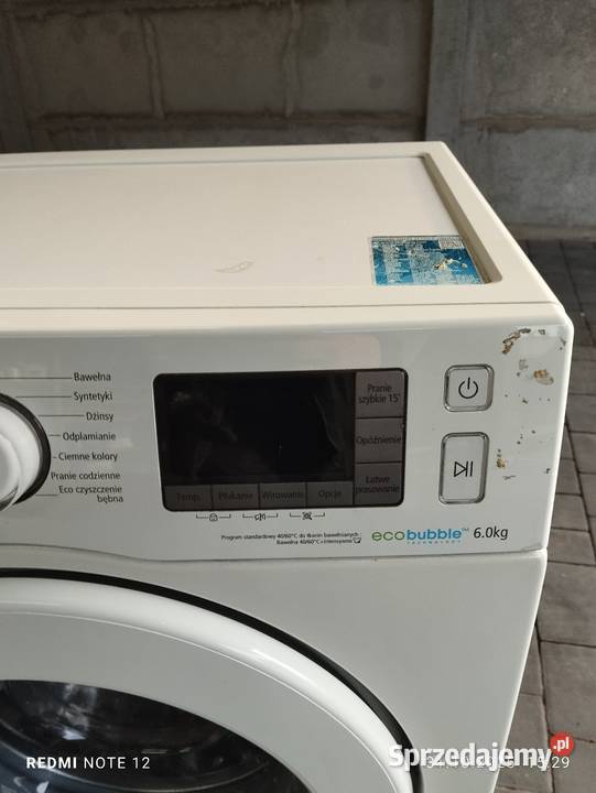Pralka Samsung 6 wkładu Eco bubble Pralki i suszarki